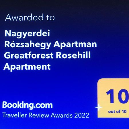 Greatforest Rosehill 1 Apartman 데브레첸 외부 사진
